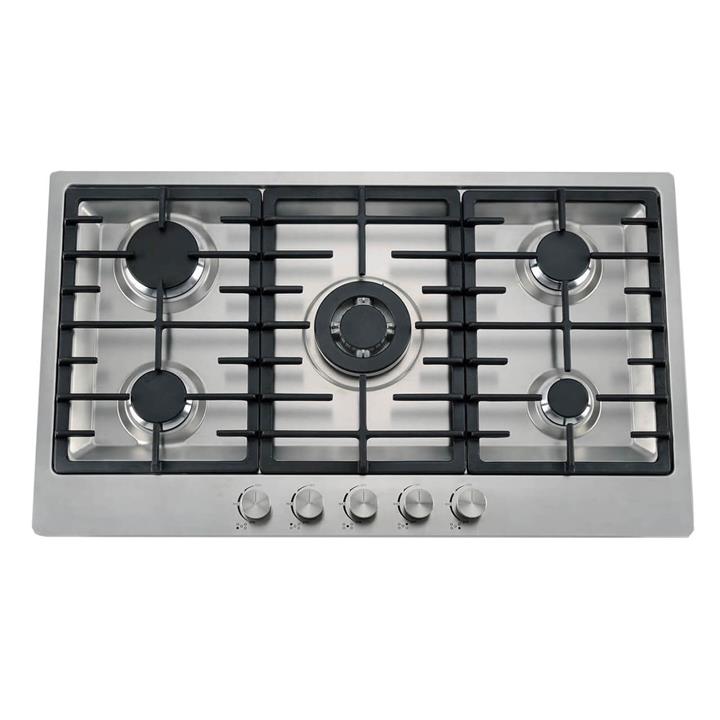 اجاق گاز صفحه‌ ای استیل تی اند دی مدل TD136 T And D TD136 Steel Gas Hob